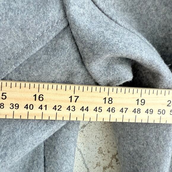 Guess Coat Wool Blend Shawl Collar Peacoat Double Breasted Womens S Preppy Y2K - Picture 13 of 13